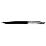 Шариковая ручка Parker Jotter Premium K172 Satin Black SS Chiseled