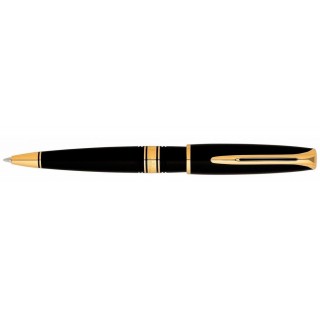 Шариковая ручка Waterman Charleston Ebony Black GT